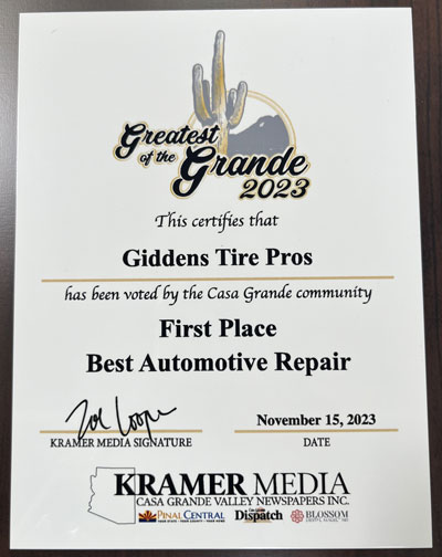 First Place Best Automotive Repair